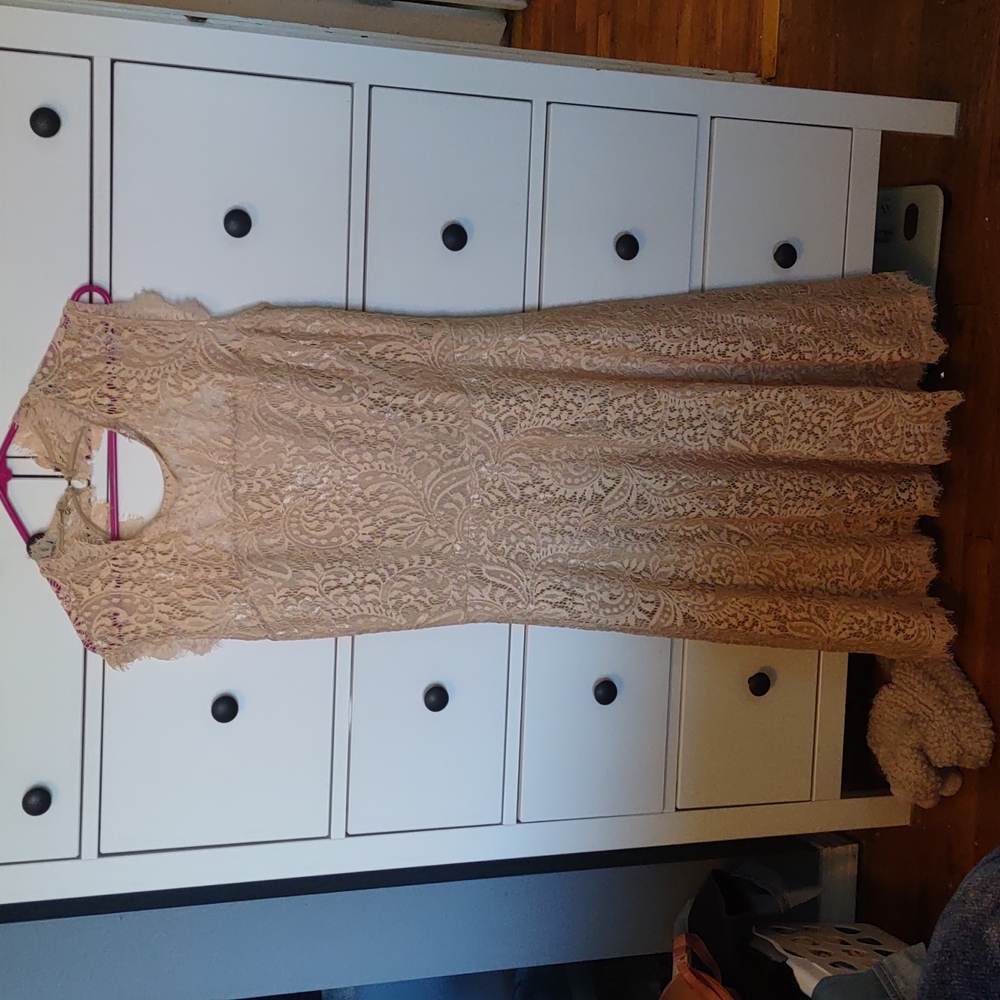 GUC lace dress.